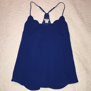 Blue J. Crew tank top